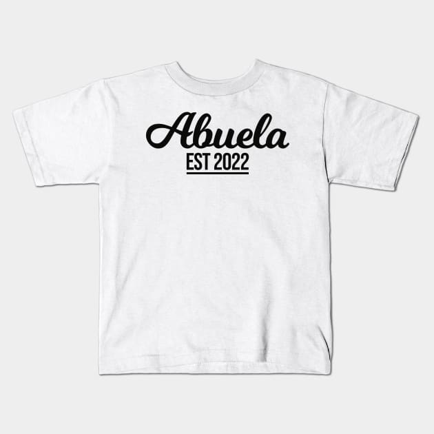 Abuela est 2022 Kids T-Shirt by IncpetionWear